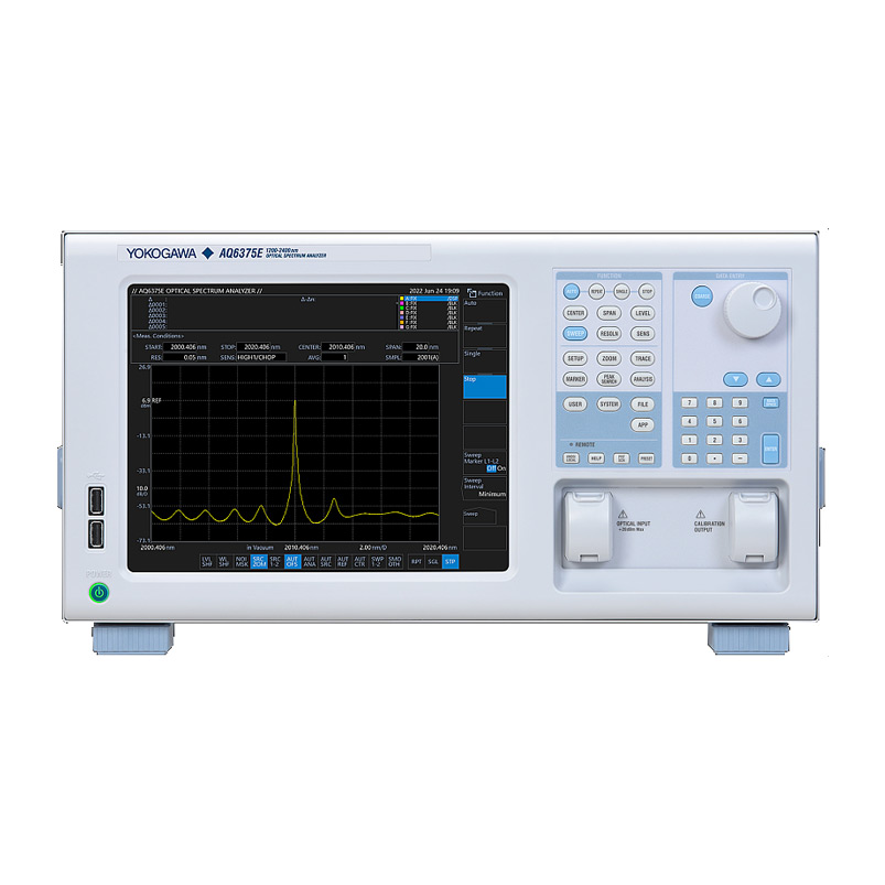 AQ6375E长波光谱分析仪1200至2400 nm和1000至2500 nm