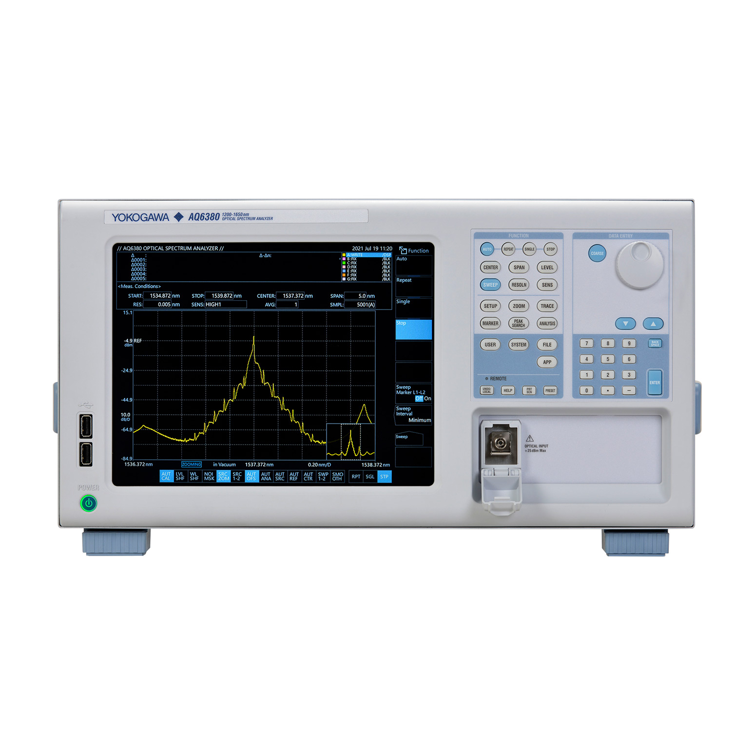 光谱分析仪AQ6380 1200 - 1650 nm